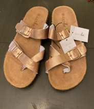 NWT Just be size ladies sandals in Rose Gold Size 9  - £7.75 GBP