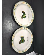 Gibson John Deere Tractor &quot;Nothing Runs Like A Deere&quot; Dinner Plates, Set... - $21.72 CAD