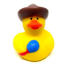 Fiesta Maracha Rubber Duck 2&quot; Mexican Ducky Maraca Squirter Toy US Selle... - £6.71 GBP