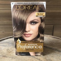 Loreal Paris Superior Preference Permanent Hair Color #7A DARK ASH BLONDE - $18.69