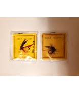 Lot of 2 Deco Montreal Fly Fishing Flies Size Dark Montreal No 8 &amp; 12 New - $7.29
