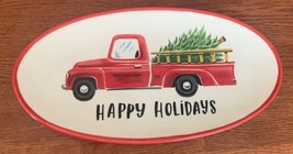 ANGELA STAEHLING BOOVILLE BY MAGENTA HAPPY HOLIDAYS DISH W/ TRUCK &amp; TREE... - $224.96 MXN