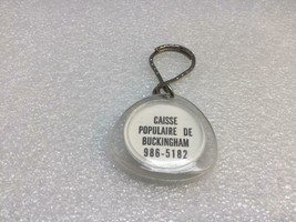Vintage Promo Key Ring Caisse Populaire De Buckingham Keychain Ancien Porte-Clés - £6.12 GBP