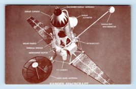 1962 NASA RANGER IV Satellite Model Card 8 of 32 Exhibit Supply Arcade Card M3 - $6.20