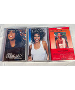 LOT 3 Whitney Houston cassette tapes Self Titled 1985, 1987 &amp; Bodyguard ... - £15.45 GBP