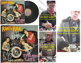 Brian Setzer Lee Rocker Slim Jim Signed Stray Cats Rant n Rave Album Proof COA - £641.50 GBP