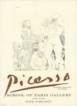 Pablo Picasso School Of Paris Gallery, 1975 - £581.48 GBP