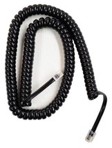 NEC DSX 12ft. Black Handset Cord Curly Coil For 24B 48B Business Telephones - $3.95