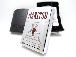 Manitou Tobacco Cigarette Engraved ZIPPO 2004 Unfired Rare - £128.26 GBP