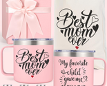 Mother&#39;s Day Gifts for Mom from Daughter Son, 14 Oz Best Mom Ever - Favo... - £23.10 GBP