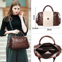 Legend Genuine Leather Tote Designer Women Zipper Purse Handbag Vintage Crossbod - £100.63 GBP