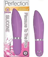 Silcone Perfection Ribbed Pleasure to the Max 10 Function Vibrator, Wate... - £8.68 GBP