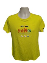 2017 NYRR New York Road Runners Run 5K Womens Yellow XL Jersey - £15.57 GBP