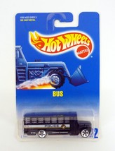 Hot Wheels Bus #72 Black Die-Cast Police Vehicle 1991 - £4.68 GBP