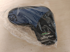 IMPERIAL The Coeurd&#39; Alene PUTTER HEADCOVER MAGNETIC CLOSURE BLACK/BLUE - £7.34 GBP