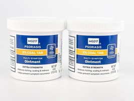 MG217 Psoriasis Multi Symptom Ointment Extra Strength 4 oz Each Lot Of 2... - $26.07