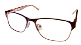Lucky Brand Womens Eyeglass Brown Soft Rectangle Metal D707. 49mm - £35.19 GBP