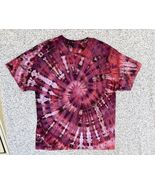 NEW Gildan Men’s Red Purple Pink Brown Spiral Tie Dye Shirt Short Sleeve... - $431.45 MXN