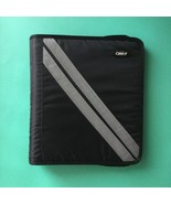 Case It 3-Ring Zip Binder Organizer Black Fabric - $35.65 CAD