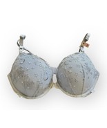 New Victoria’s Secret Sexy Tee Push Up Lace Moon &amp; Stars Bra Baby Blue 36D - $37.60 CAD