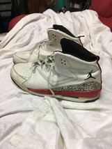 Vintage Michael Jordan Flight basketball shoes athletic size 13 white re... - £101.68 GBP