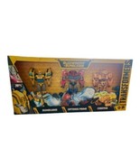 BUMBLEBEE + CHEETOR + OPTIMUS PRIME Transformers Buzzworthy Cyberverse 2... - £36.54 GBP