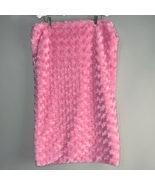 Pink Minky standard pillowcase - $6.17