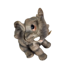 Andrea By Sadek Ceramic Gray Baby Elephant Trunk Up - £18.69 GBP
