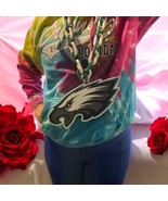 New NFL Philadelphia Eagles Big Logo Fan Chain Necklace, Superfan, Same ... - $29.70