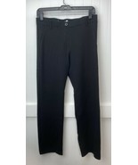 Betabrand Dress Pant Yoga Pants Medium Short Black Pull On Stretch Strai... - £22.42 GBP