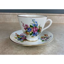 Crown Bone China England Fine Bone China Bouquet Of Flowers Tea Cup And ... - £11.59 GBP