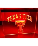 Texas Tech University LED Neon Sign Hang Wall Decor, Neon Light Décor Art - $35.54 CAD+