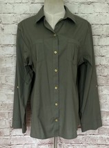 Chico&#39;s Shirt Womens 2 - Size Large Button Up Long Sleeve (Lot of 2) - £31.10 GBP