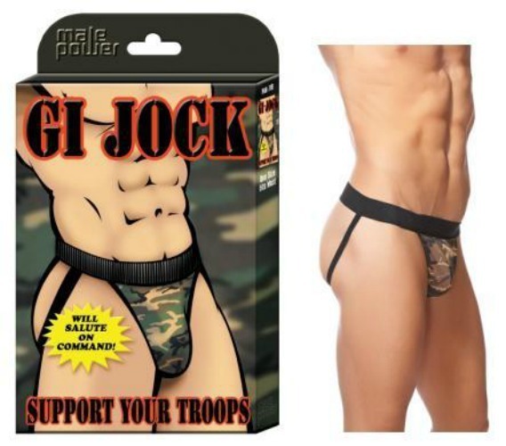 MALE POWER GI JOCK SUPPORT YOUR TROOPS JOCKSTRAP ONE SIZE - $20.79