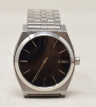 Nixon Time Teller Minimal 10ATM Black Stainless Steel Watch - £63.11 GBP