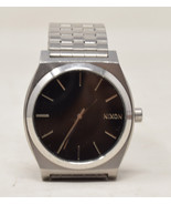 Nixon Time Teller Minimal 10ATM Black Stainless Steel Watch - £62.58 GBP
