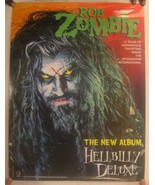 Rob Zombie Poster Promo Hellbilly Deluxe Album Mint White - $88.69 CAD