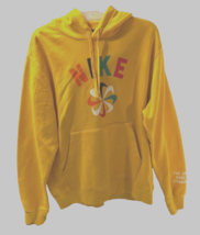 $25 Nike Pinwheel Evolution Champions Yellow Sunburst Men&#39;s Pullover Hoodie M - £11.87 GBP