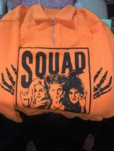 Hocus Pocus Squad Orange Sweatshirt, Medium/Small Woman’s - £21.80 GBP