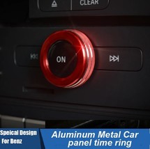 Aluminum alloy amg styling car audio ring decoration for mercedes benz a b e glass glk thumb200