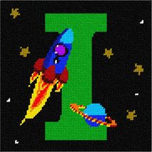 Pepita Needlepoint Canvas: Letter I Space, 7&quot; x 7&quot; - £39.05 GBP+