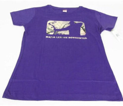 Womens NWT Major League Bowhunter Ascham Tee  T-Shirt Purple L Large - LAT - £8.63 GBP