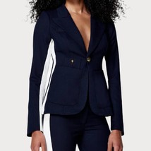 Smythe patch pocket stripe blazer size 2 - £248.36 GBP