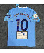 20/21 MAN CITY Home Signature Shirt/Jersey Sergio Kun Aguero Signed - COA - $113.59
