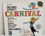 CARNIVAL - ANNA MARIA ALBERGHETTI -1961 - Original Cast Recording LP - T... - $6.40