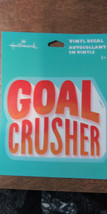 HALLMARK VINYL DECALS  GOAL CRUSHER - $1.25