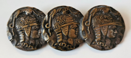 Antique George W. Shiebler Etruscan Brooch 2.5/8&quot; x 1&quot; No Markings - £191.48 GBP