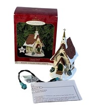 Hallmark Colonial Church Magic light candlelight church with box - New - £13.37 GBP