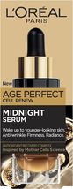 L&#39;Oreal Paris Age Perfect Cell Renewal Midnight Serum - 1 fl oz - £11.71 GBP