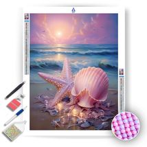 Starlit Seashell - Diamond Painting Kit - £15.90 GBP+